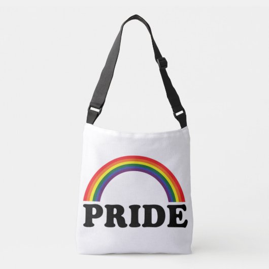 PRIDE Rainbow LGBT-canvas tas, rugzak Crossbody Tas (Voorkant)