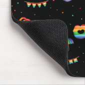 Pride Rainbow LGBT Gay Queer One Love Pattern Mous Muismat (Hoek)