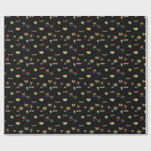 Pride Rainbow LGBT Gay Queer One Love Pattern Wrap Cadeaupapier (Vlak)