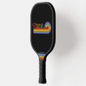 Pride Rainbow LGBTQ Aangepaste persoonlijke naam Pickleball Paddle (Links)