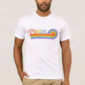 Pride Rainbow LGBTQ Mannen Basic Dark T-Shirt (Voorkant)