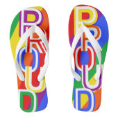 Pride Rainbow LGBTQIA-Teenslippers Teenslippers (Voetbed)