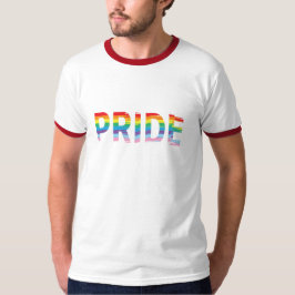 PRIDE Rainbow LGBTQIA vlag, Cool Ringer T-shirt
