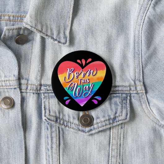 Pride Rainbow Love Button (In situ)