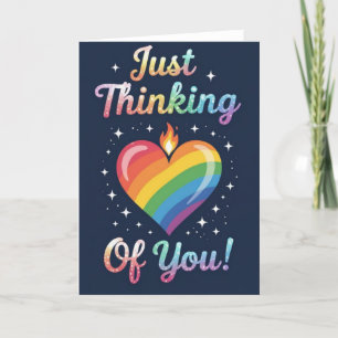 Pride Rainbow Love, LGBTQIA Feestdagen Kaart