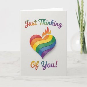 Pride Rainbow Love, LGBTQIA Feestdagen Kaart