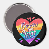 Pride Rainbow Love Magnet (Voorkant / Achterkant)