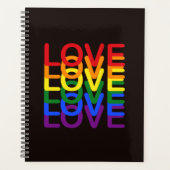 Pride Rainbow Love Planner (Voorkant)