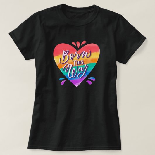 Pride Rainbow Love T-Shirt (Design voorkant)