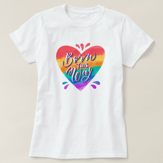 Pride Rainbow Love T-Shirt (Design voorkant)