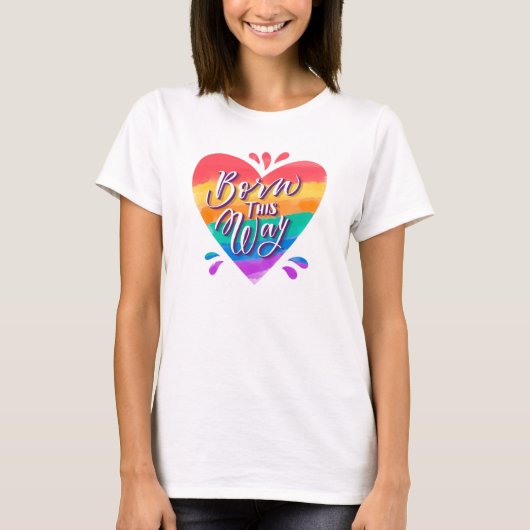 Pride Rainbow Love T-Shirt (Voorkant)