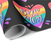 Pride Rainbow Love Wrapping Paper Cadeaupapier (Rol Hoek)