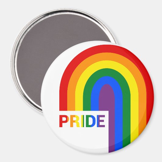 Pride Rainbow Magneet (Voorkant / Achterkant)