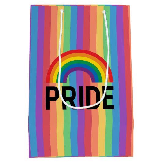 Pride Rainbow Medium Cadeauzakje (Achterkant)