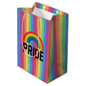 Pride Rainbow Medium Cadeauzakje (Achterkant Gekanteld)