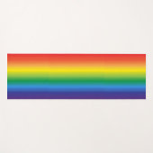 Pride Rainbow Ombre Flag Yogamat (Voorkant (horizontaal))