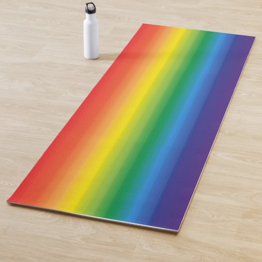 Pride Rainbow Ombre Flag Yogamat (In situ)