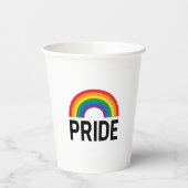 Pride Rainbow Papieren Bekers (Links)