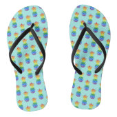 Pride Rainbow Pineapple Pattern Teenslippers (Voetbed)