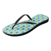 Pride Rainbow Pineapple Pattern Teenslippers (Schuin)