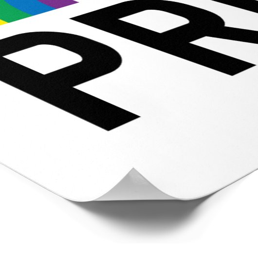 Pride Rainbow Poster (Hoek)