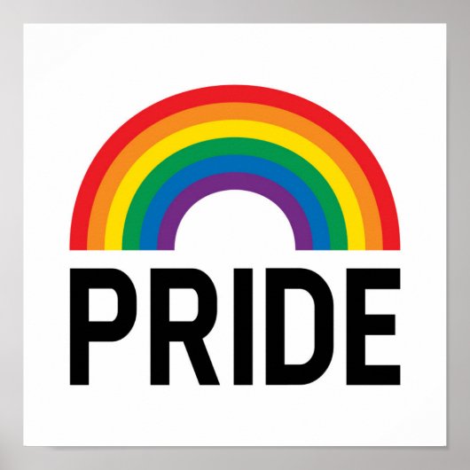 Pride Rainbow Poster (Voorkant)
