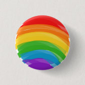 Pride Rainbow Ronde Button 3,2 Cm (Voorkant)