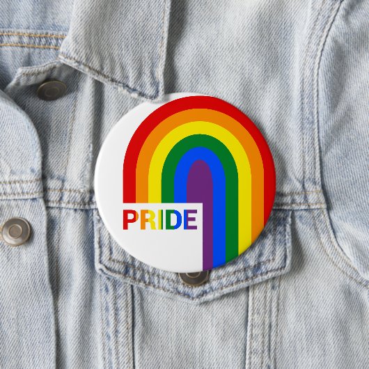 Pride Rainbow Ronde Button 4,0 Cm (In situ)