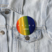 PRIDE Rainbow Ronde Button 7,6 Cm (In situ)