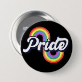 Pride Rainbow Ronde Button 7,6 Cm (Voorkant /achterkant)