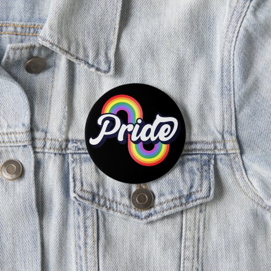 Pride Rainbow Ronde Button 7,6 Cm (In situ)
