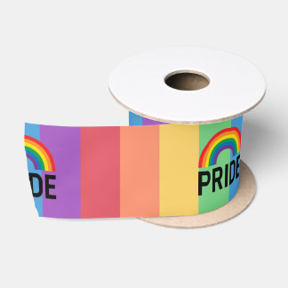 Pride Rainbow Satijnen Lint
