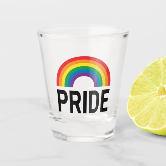 Pride Rainbow Shot Glas (Voorkant)