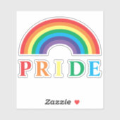 Pride Rainbow Sticker (Vel)