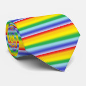 Pride Rainbow-Stropdas Stropdas (Opgerold)