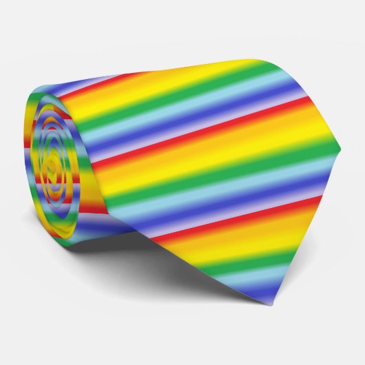 Pride Rainbow-Stropdas Stropdas (Opgerold)