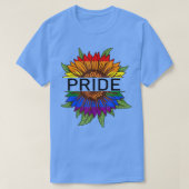 Pride Rainbow Sunflower Flag Pride LGBT Pride Mont T-shirt (Design voorkant)