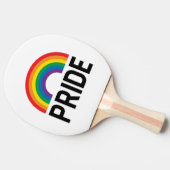 Pride Rainbow Tafeltennisbatje (Zijkant)