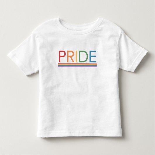 PRIDE Rainbow Toddler T-shirt (Voorkant)