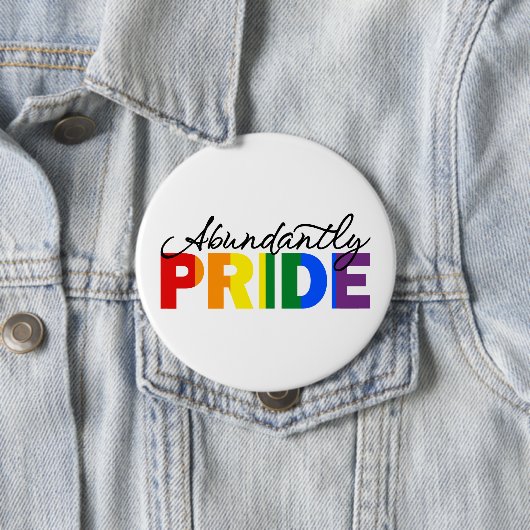 Pride Rainbow Trots om homo te zijn Ronde Button 4,0 Cm (In situ)