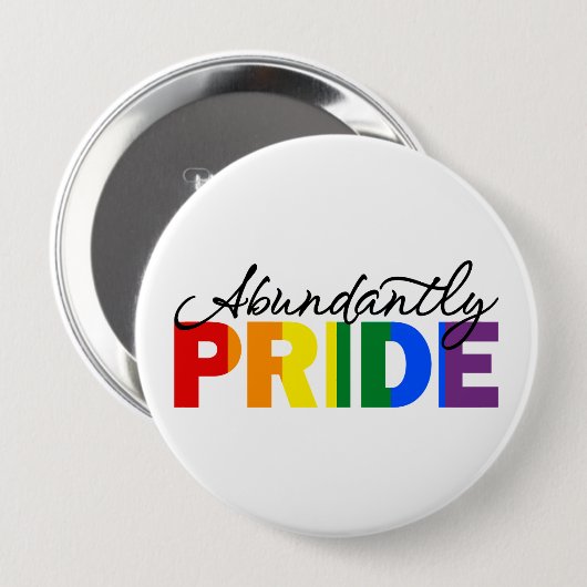 Pride Rainbow Trots om homo te zijn Ronde Button 4,0 Cm (Voorkant /achterkant)