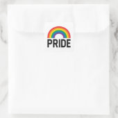 Pride Rainbow Vierkante Sticker (Tas)