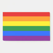 Pride Rainbow vlag van LGBT Post-it® Notes (Voorkant)