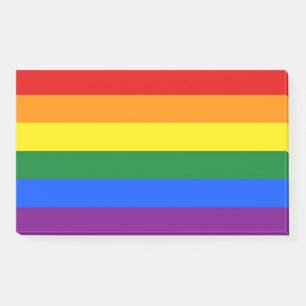 Pride Rainbow vlag van LGBT Post-it® Notes