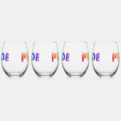 Pride Rainbow Wijnglas Zonder Voet (Rechts)