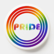 Pride Rainbow Witte Trim 3 Cirkel