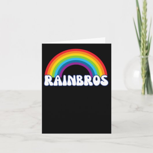 Pride Rainbros Sticker Kaart (Voorkant)