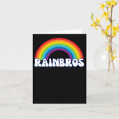 Pride Rainbros Sticker Kaart (Gele Bloem)