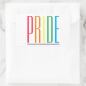 PRIDE Rechthoek Stickers (Tas)