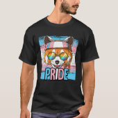 Pride Red Panda LGBTQ Transgender Flag Pride Month T-shirt (Voorkant)